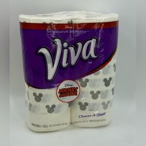 Viva Disney Signature Designs Mickey Mouse Paper Towel 2 Rolls 101 Sheets/Roll